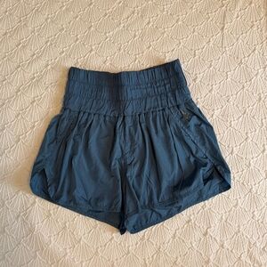 FP Movement by Free People High Waist Teal Shorts